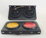 Imagen de PAR FARO TRASERO LED UNIVERSAL 12V SEÑALERO/FRENO                                                                       